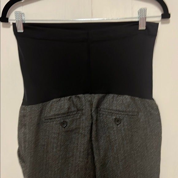 Black and Gray Maternity Trousers - Picture 8 of 10